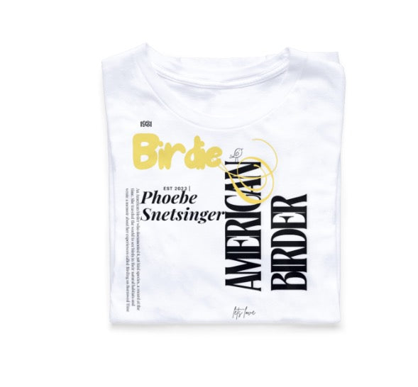 Phoebe Snetsinger Birder Kids T-shirt 100% Cotton For an All Day Comfortable Feel