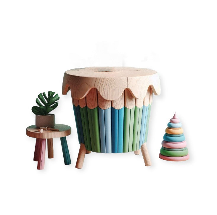 Lets Love Furniture - Learn about Design CupCake Kids Table  For a Unique and Beautiful Space letting kids imagination Wander